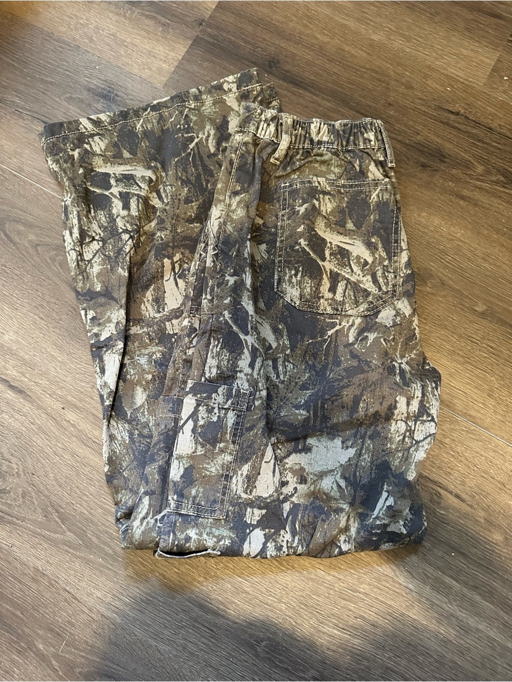 Women’s Camouflage Cargo Pants - Brown/Olive